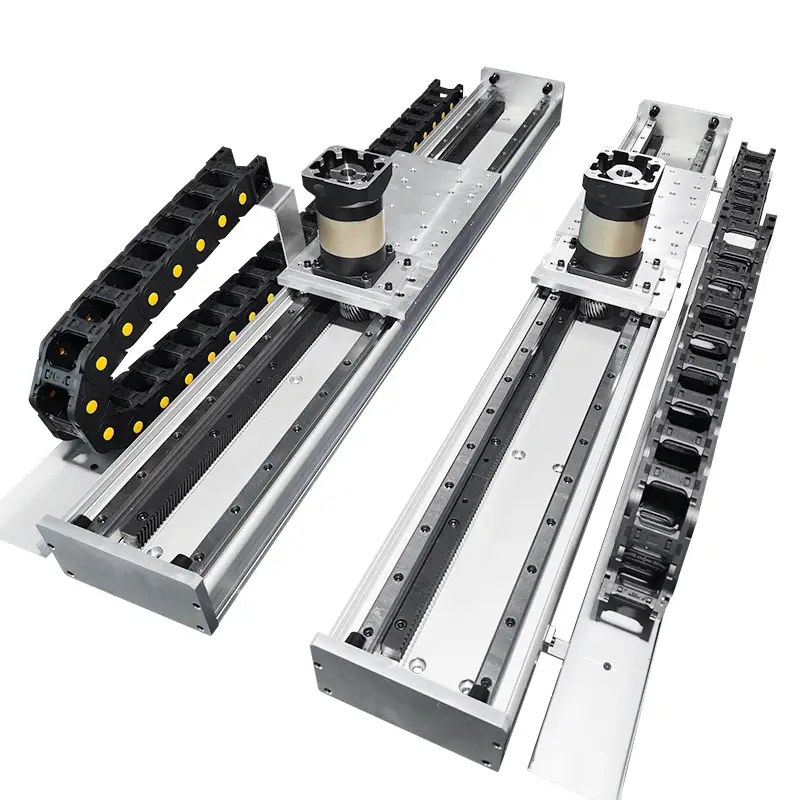 Máquina de serra deslizante, precisão xy cross guia linear guia de trabalho servo motor deslizante mesa rack drive de serra de alta carga