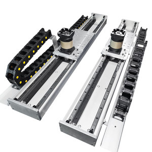 Servomotor de banco de trabajo de guía lineal cruzada xy de precisión, servomotor, mesa deslizante, máquina de sierra de alta carga - Product Image 1