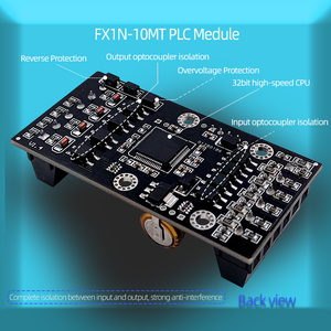 Placa de control de módulo programable de 6 entradas y 4 salidas PLC, 2/10MT