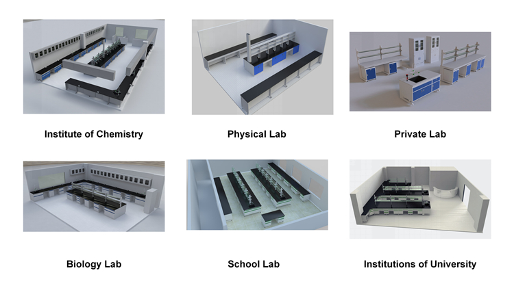 Metal Modern Laboratory Furniture Granite Lab Tables Work Benches With Water Tap 12