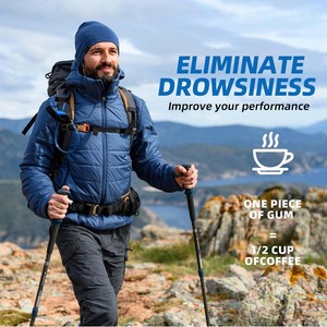 Nhà máy OEM <span class=keywords><strong>caffeine</strong></span> năng lượng kẹo cao su tập trung kẹo cao su mỗi mảnh Chứa 125 miligam <span class=keywords><strong>caffeine</strong></span> mát bạc hà mỗi túi chứa 60 miếng - Product Image 4