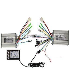 Paralleler Controller mit LCD-Display 24V 36V 48V 60V 400W-5000W Bürstenloser Doppel antriebs regler und Drehzahl anzeige für BLDC-Motor
