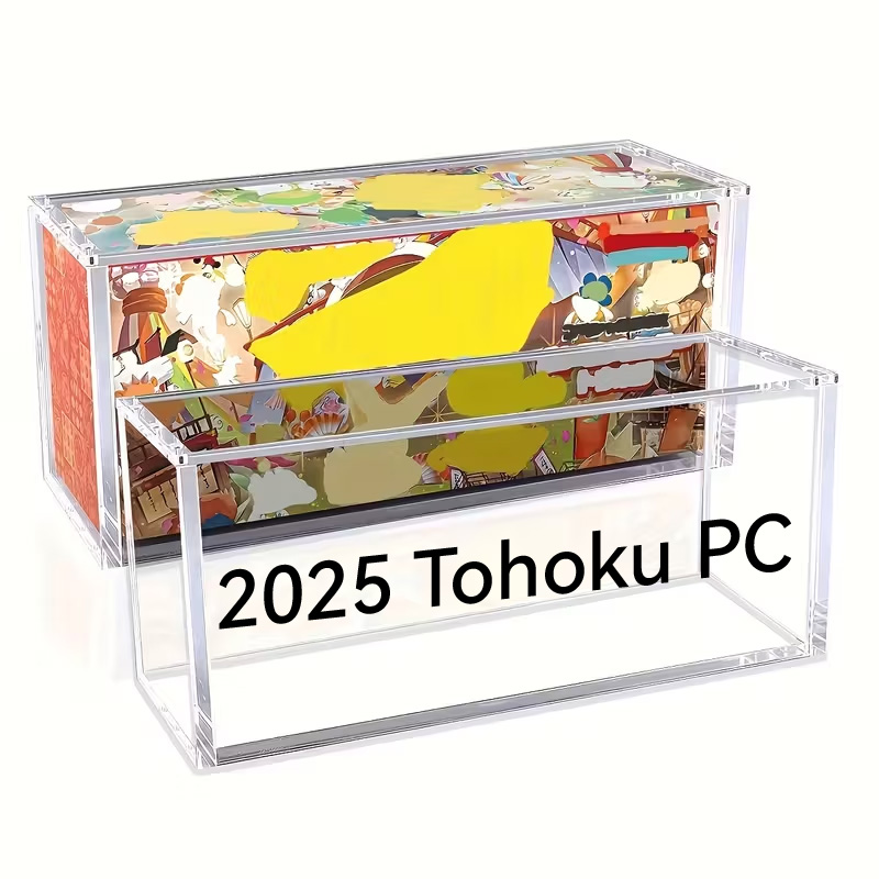 Étui acrylique pour boîte de poncho Pokémon Center Pika Chu