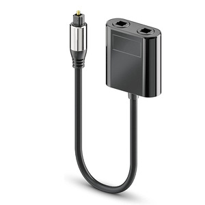 Fibre Optic <strong>1</strong> in <strong>2</strong> <strong>Splitter</strong> Suitable for TV Sound Wall Amplifier <strong>Audio</strong> Connectors <strong>Audio</strong> Connector - Product Image 2