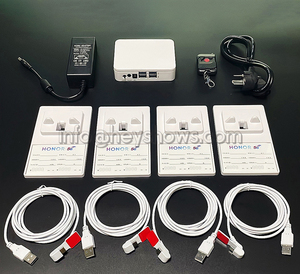 手机用4端口防盗安全系统ABS塑料显示报警器，带集中充电盒和电缆 - Product Image 5