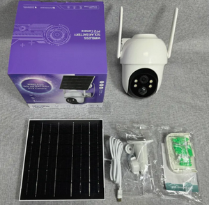 4MP ICsee PTZ摄像机安全夜视嵌入式太阳能电池板无线360度聚光灯PIR检测应用警报WiFi-iCsee - Product Image 6