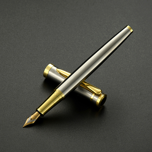 新品男女2024奢华金金属笔Vip礼品促销品昂贵定制Logo钢笔 - Product Image 5