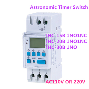 16A 20A 30A Mini-Timer-Schalter LED-Anzeige 110V 220V Wechselstrom Automatisches digitales Timer-Steuerungsschalter-Timer-Relais