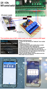 WIFI Board Wifi Phone APP für Handy-Fernbedienung Automatischer Tor öffner Ewelink APP