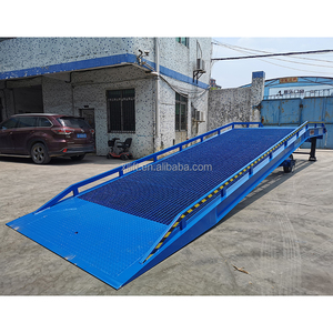 Rampa de muelle hidráulica nivelador de rampa de muelle de carga ajustable manual para camión contenedor nivelador de muelle móvil - Product Image 4