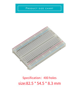 EB02 Breadboard breadboard senza saldatura 400 pin viene utilizzato per testare esperimenti su circuiti stampati - Product Image 3