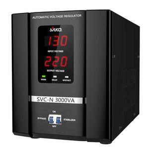 単相220V SVC 500VA 1000VA 1500VA 2000VAサーボモーター自動電圧レギュレータースタビライザー - Product Image 4