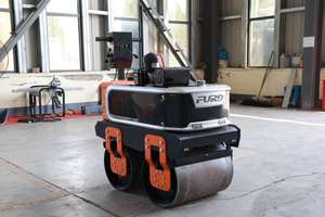 Hiệu suất tuyệt vời đôi trống mini đi bộ phía sau rung đường lăn - Product Image 2