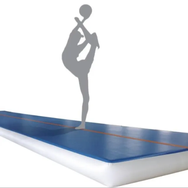 Pvc promozionale Tumbling Gimnasia Fitness Floating Yoga Gym Cheerleading Mats Cheap gonfiabile ginnastica Air Mat per una gara