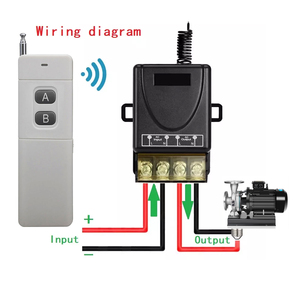 433 MHz telecomando Wireless AC220V 30A 1CH ricevitore relè trasmettitore di codice fisso per uso domestico ON/OFF cancello del Garage - Product Image 6