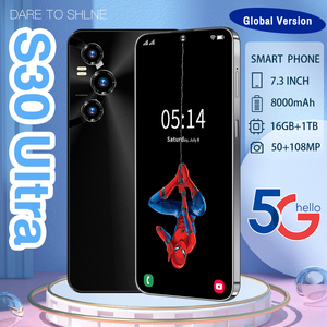 セルラーS30Ultra5Gスマートフォンオリジナル16GB1テラバイト7.3インチAndroid13携帯電話スマートフォン