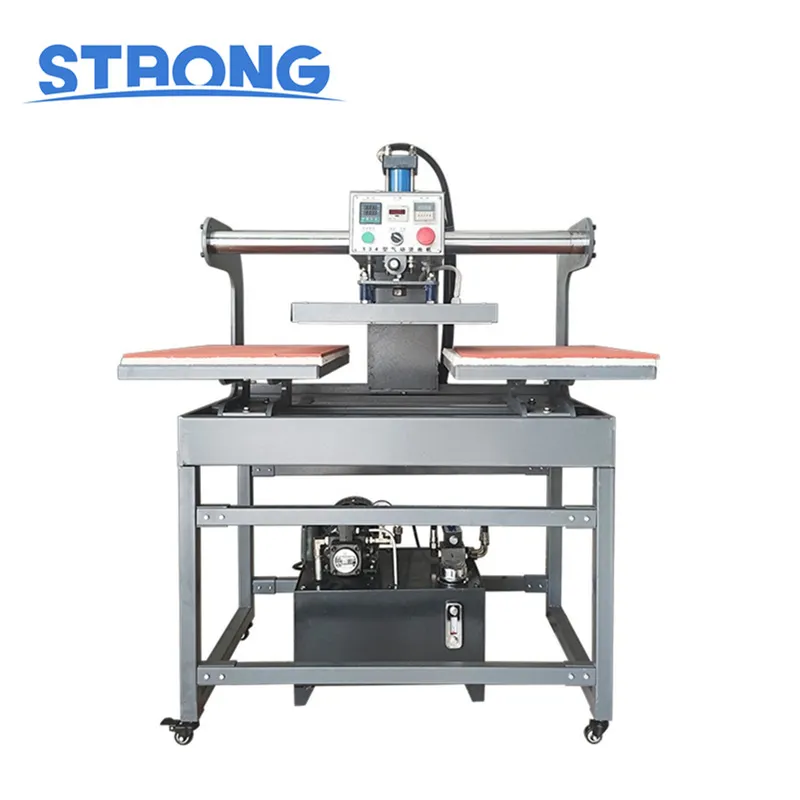 Máquina de pressão automática hidráulica, 40x60 estação dupla, impressão de alta pressão, transferência de calor