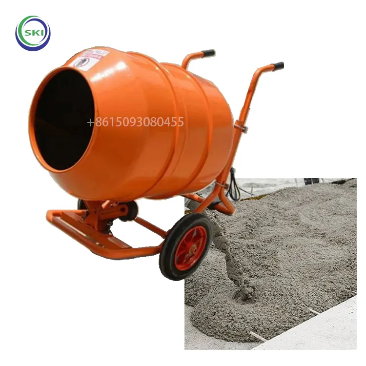 Beton Feed Mortel Mixer Beton Blok Mixer Machine Blender