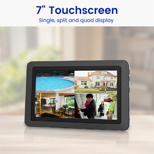 Sistema de cámara de seguridad inalámbrica 1080p HD Monitor actualizado visión nocturna detección de movimiento datos de tarjeta SD para oficina en casa - Product Image 3