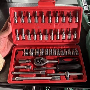 手套多工具箱五金工具46件棘轮扳手工具箱 - Product Image 6
