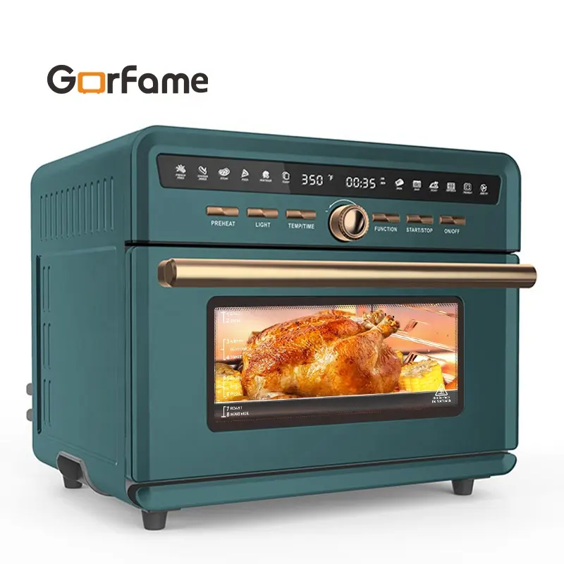 Etl Goedgekeurd Digitale Broodrooster Air Bak Oven Met 10 Presets Menu Oilless Koken Lucht Friteuse Horno Electrico