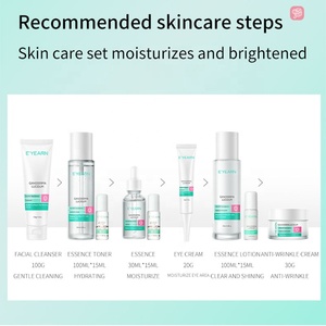 9-Piece güzellik cilt bakımı Set günlük Anti-Aging kiti Mini seyahat boyutu anti-kırışıklık nemlendirici Ganoderma Lucidum polipeptid yüz - Product Image 5