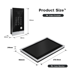 Easy Installing TCP/IP <strong>System</strong> <strong>Intercom</strong> with Keypad 1080P Camera Doorbell Kit - Product Image 3