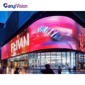 Wasserdichtes festes riesiges 3D-LED-Videowand-Werbedisplay für den Außenbereich P4 P5 P6 P8 P10 Vollfarb-LED-Bildschirm mit nacktem Auge - Product Image 1