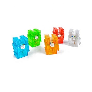 Precio barato RJ45 Keystone Jack Cat6 UTP Cable de red Conexión cruzada para adaptarse a un panel de conexión sin blindaje 1u 2u Oferta