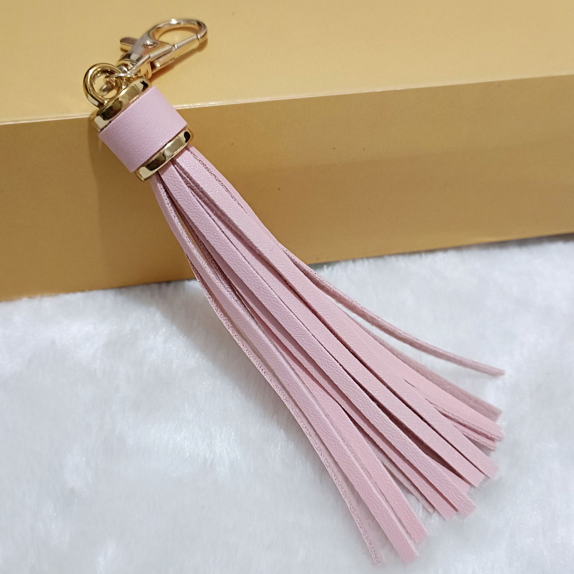 7-fermoir rose-or pastel