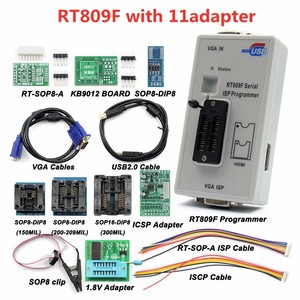 RT809F Programmer Hochgeschwindigkeits-USB-Programmierer BIOS Intelligentes Lese-und Schreib programm 11 Sets Zubehör RT809F