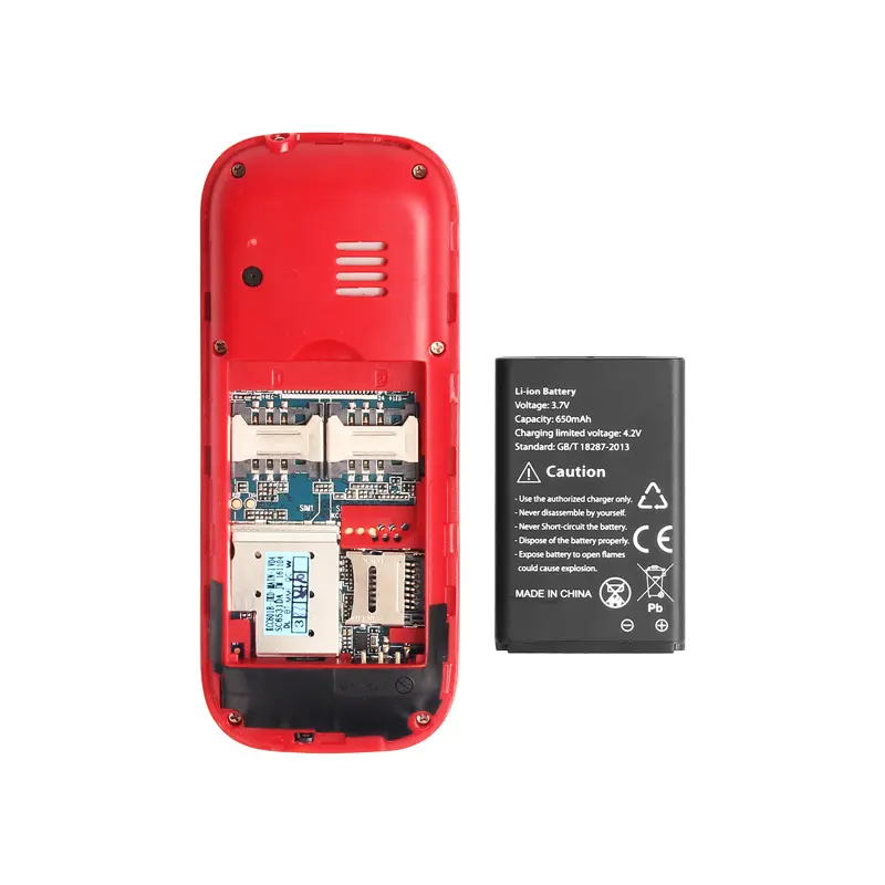 Fabriek Groothandel 1.77 Inch Gsm Creatieve Draadloze Fm Mobiele Telefoon Voor Ouderen