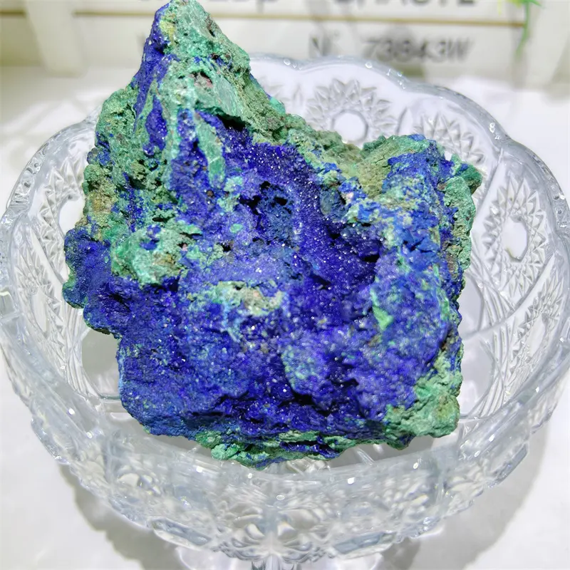 Atacado Alta Qualidade Áspero Azul Azurite Cristal Espécime Pedra Raw Para Decoração