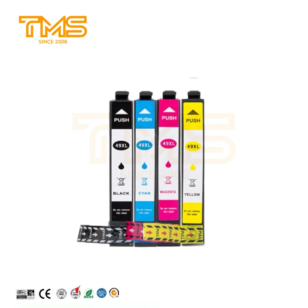 Cartucho de tinta jato de tinta colorido compatível com Epson XP-2205 XP-4205 49XL 49 T49 XL T49XL Premium