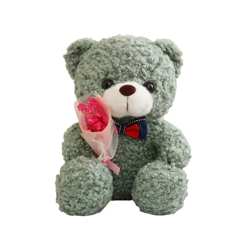 Novo Design Personalizado Lovely Pelúcia Pelúcia Personalizado Stuffed Animal Boneca Soft Plush Teddy Bear