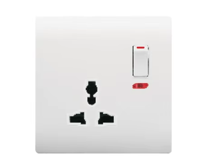 Interruptor de pared multifuncional Enchufe estándar Yaki UK, 4 entradas, 1 vía, Control de palanca, salida eléctrica de múltiples orificios - Product Image 6