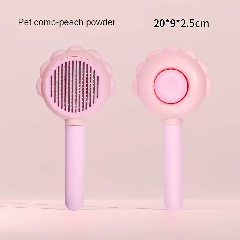 SUNFLOWER Floating Hair Comb Pink