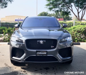 รถจากัวร์5DR รถเอสวีอาร์ F-PACE มือสองระยะทางต่ำหรูหราใช้8CYL 5L เบนซินระบบอัตโนมัติขับเคลื่อนทุกล้อในสภาพดีเยี่ยม - Product Image 1