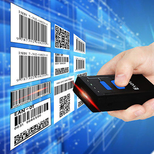 Máy quét mã vạch Mini eyoyo không dây bluetooth 2.4G Máy quét mã vạch 1D 2D không dây có dây kép với kho 16M - Product Image 4