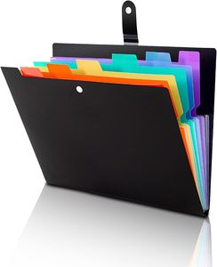 Mở rộng tập tin thư mục tài liệu lưu trữ Organizer Bag với 7 Pockets <span class=keywords><strong>Snap</strong></span> nút A4 Kích thước giấy cho các trường học văn phòng nhà - Product Image 1