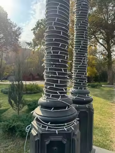 25 50 70 عد ديكورات الحفلات الخارجية <span class=keywords><strong>LED</strong></span> صغيرة للكريسماس 5 * سلسلة بزاوية واسعة مخروطية 5 * أضواء وميض - Product Image 3