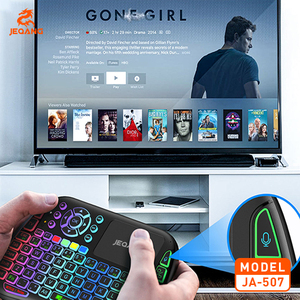 Jeqang-Mini teclado Android retroiluminado RGB, proyector de TV para el hogar, 2,4G BT, modo dual, resistente al agua, ABS - Product Image 3