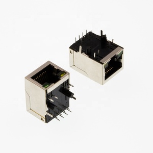 YZlink kaynağı yüksek kaliteli korumalı RJ45 kadın PCB ağ kablosu modüler Jack konektörü - Product Image 5