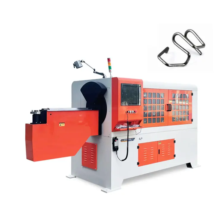 Máquina curva de cabezal de rotación CNC de alambre 3D con función de corte con varios componentes de importación de alto estándar