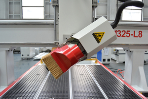 1325 Máquina de carpintería CNC Atc Grabado Corte Enrutador CNC de 4 ejes con husillo giratorio - Product Image 3