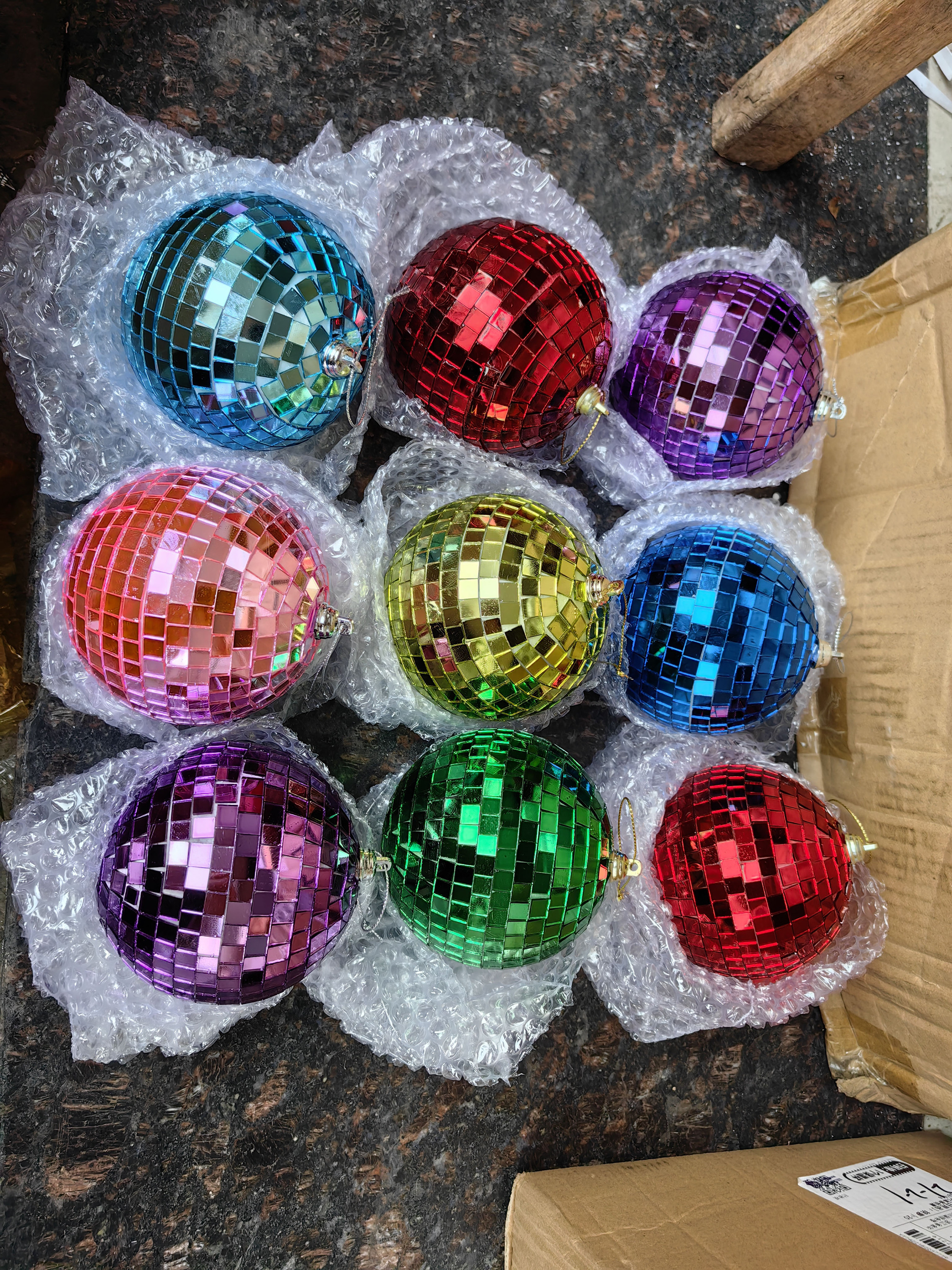 Or/Rouge/Bleu/Violet/Rose/Vert