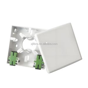 FTTH壁挂式光终端2核SFR 1FO 2FO PTO 2端口玫瑰花结光连接盒，用于POE 4G 3G GSM SDK GPRS