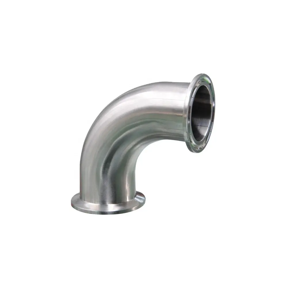 304 316L Stainless Steel 90 Degree Sanitary Pipe Fittings Elbow