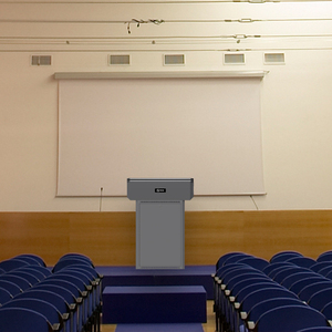 Solución de aula inteligente Sistema de control audiovisual Procesador de control en red Smart Rostrum Speech Atril para conferencias