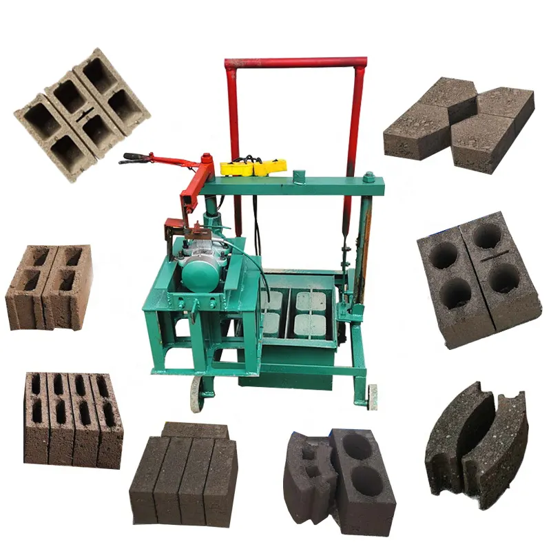 Preço barato Brick Maker Block Machine Making Automatic Full Set Brick Making Machine Multi-shape Oco Bloco De Concreto